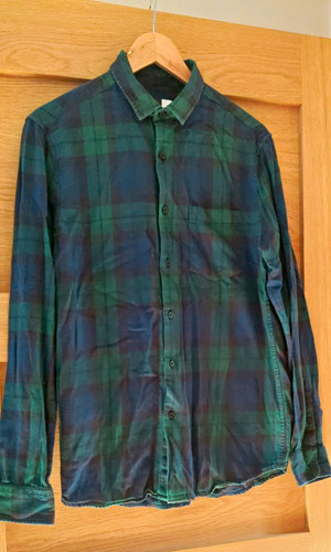 Topman green blue plaid - topman,