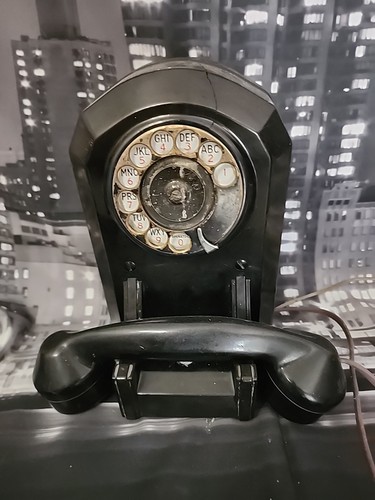 Vintage bakelite monophone - bakelite,