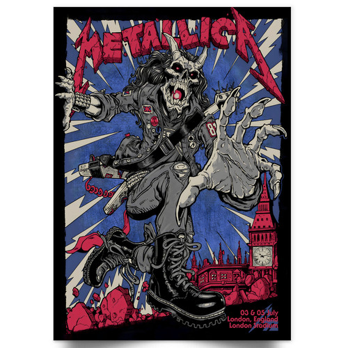 Metallica m72 tour poster - m72,