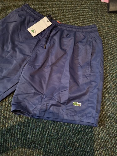 Lacoste men logo blue swim - lacoste,