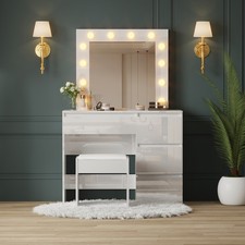 White Dressing Table High