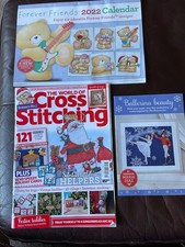 The World Of Cross Stitching 313 December 2021 + Forever Friends Calendar ?