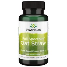 Swanson Oat Straw 60 Capsules