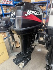 '99 MERCURY 60HP Oil Injected Power Trim OUTBOARD Fully Serviced with Remotes
