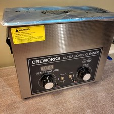 CREWORKS 6 Litre Ultrasonic Cleaner 6L Large Capacity Stainless Steel W/heater