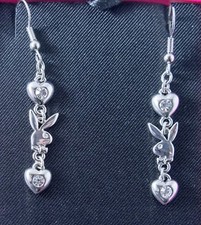 PLAYBOY BUNNY DROP EARRINGS