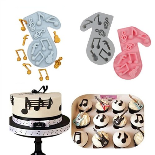 Musical notes silicone mould - notes,