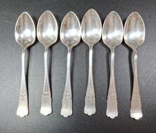 EPNS Demitasse Coffee Spoons WB & Co. S Set of Six Decorative Handles Elegant