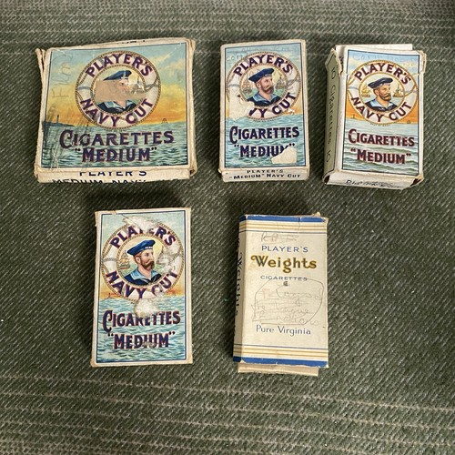 Vintage empty packets pre - of,