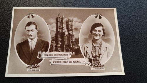 Rppc royal wedding - rppc, souvenir