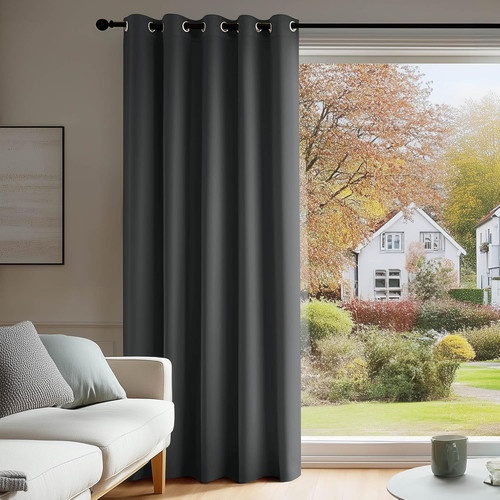 Front door curtain thermal - door,