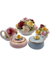 Thorley Radnor Doulton Coalport Five Towns 5 Bone China Flower Arrangements PPWH