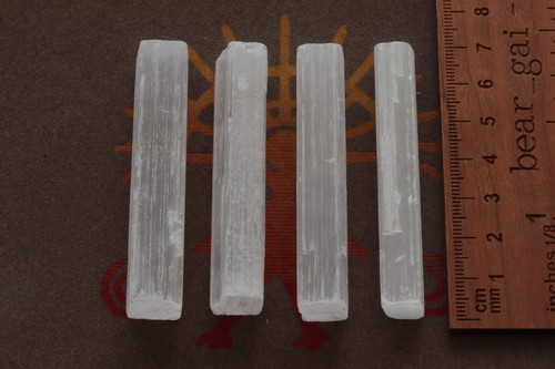 Selenite cut pieces from - x,