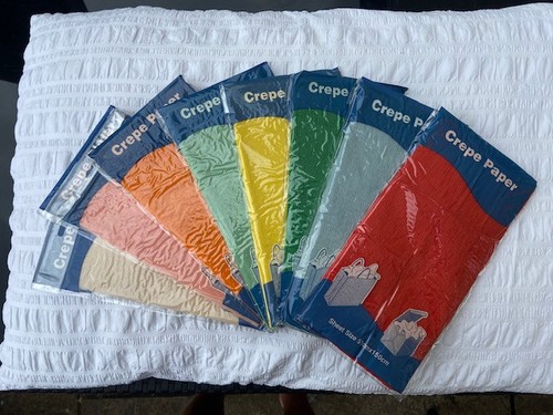 Crepe paper two packs - two, 51cm