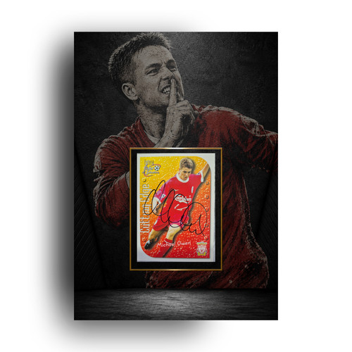 Michael owen hand signed - michael,