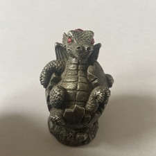 Baby Hatching Dragon Pewter