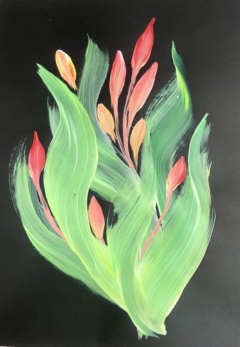 Modern abstract painting - modern,
