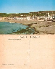 Vintage postcard the beach - vintage,