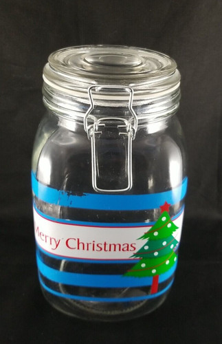 Glass wire bail lidded merry - glass,