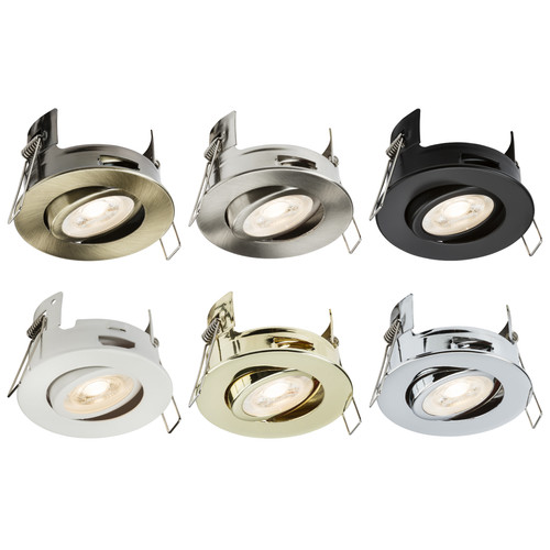 Fire rated recessed - fire, tilt