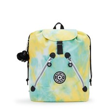 Kipling NEW FUNDAMENTAL L Medium Drawstring Backpack - My Tie Dye RRP £88