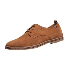 Men Suede Derby Casual Pointed