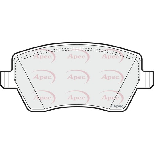 Brake pads set - pads, note
