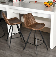 Industrial Bar Stools Set 2