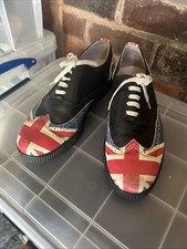 London Style Union Jack Shoes Size 41 Crepe Style Soles Nice Condition