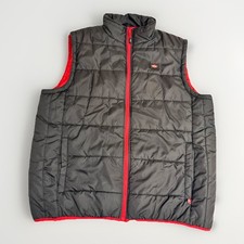 Lee Cooper Puffer Gilet Bodywarmer XL Black / Red – Workwear, Padded
