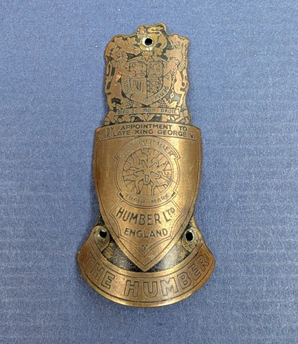 Vintage humber brass bicycle - brass,