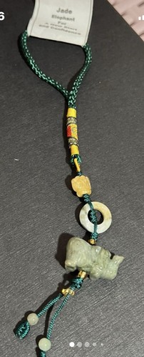 Green jade hand - green,