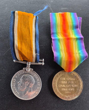 Original WW 1 War and Victory Medals. K38744 S. Wallace. ST 2. R.N.
