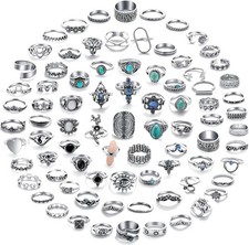 Vintage Silver Knuckle Rings