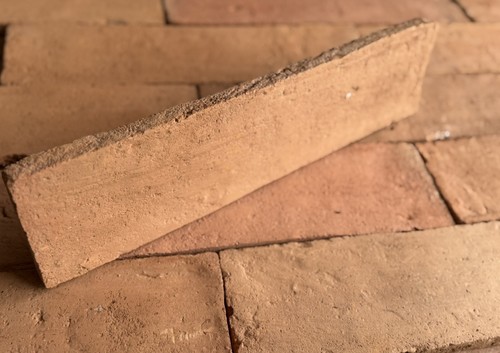 Herringbone terracotta floor