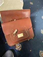 SATCHEL VINTAGE 60s CHILD SCHOOL SATCHELS - PAIR BLACKBIRD SATCHEL 14 x  10 INCH