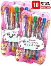 10 x Temporary Tattoo Gel Pens