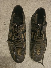 Fendi Men's Vintage Zucca FF Logo Trainers. Used But In Very Good Condition.