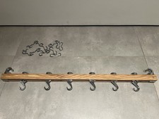 Hahn Oak Single Bar Hanging Rack