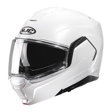 HJC I100 Plain Motorcycle Helmet White ECE Approved *EX DISPLAY Size XL