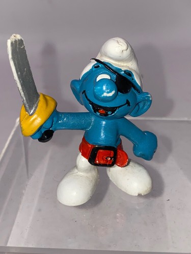 Bully smurf pirate figure - smurf,