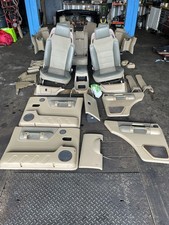 DISCOVERY 2 TD5 V8 CREAM GREEN LEATHER INTERIOR SEATS DOOR CARDS 7 SEATER 98-04