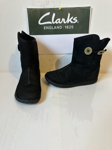 Clarks suede ankle - boots, size