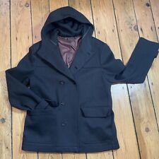 Zara Man Men's Longline Black Formal Dress Trench Coat Jacket Size XXL