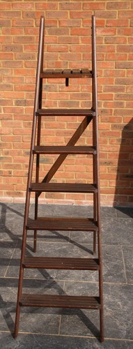 Large wooden step ladder for - large,