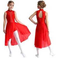 UK Girls Lyrical Dance Costume