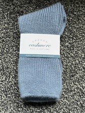 Ladies Cashmere Bed Socks (Johnstons Of Elgin)