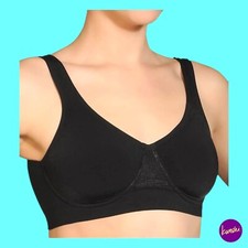 RHONDA SHEAR Women's Angel Bandeau Bra, Seamless Underwired, Light Nude, Medium