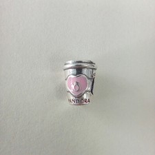 Drink To Go Cup Coffee Charm Silver Pandora