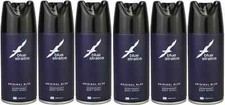 6 x 150ml Blue Stratos Deodorant Body Spray Original Blue MENS